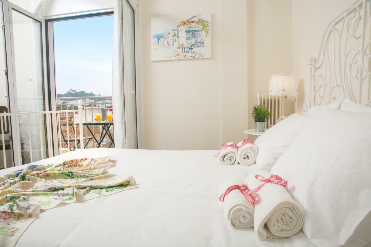 Ferienwohnung Magnificent Luxury Retrostyle Flat Acropolis View Athen Exterior foto
