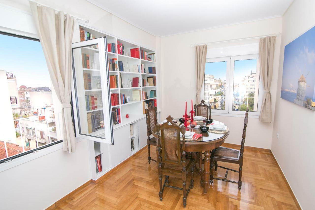 Ferienwohnung Magnificent Luxury Retrostyle Flat Acropolis View Athen Exterior foto