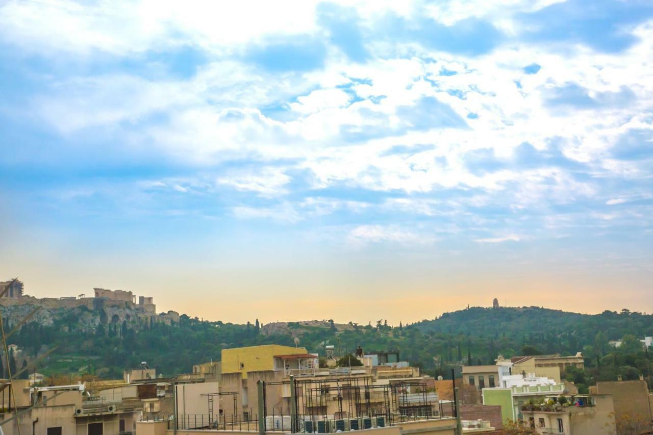 Ferienwohnung Magnificent Luxury Retrostyle Flat Acropolis View Athen Exterior foto