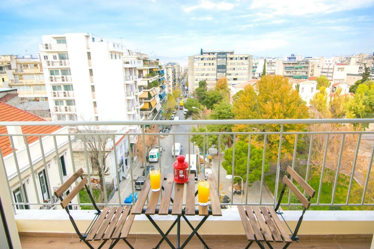 Ferienwohnung Magnificent Luxury Retrostyle Flat Acropolis View Athen Exterior foto