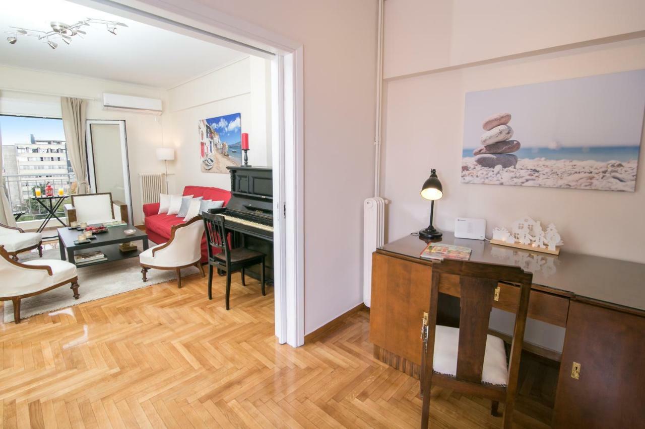 Ferienwohnung Magnificent Luxury Retrostyle Flat Acropolis View Athen Exterior foto