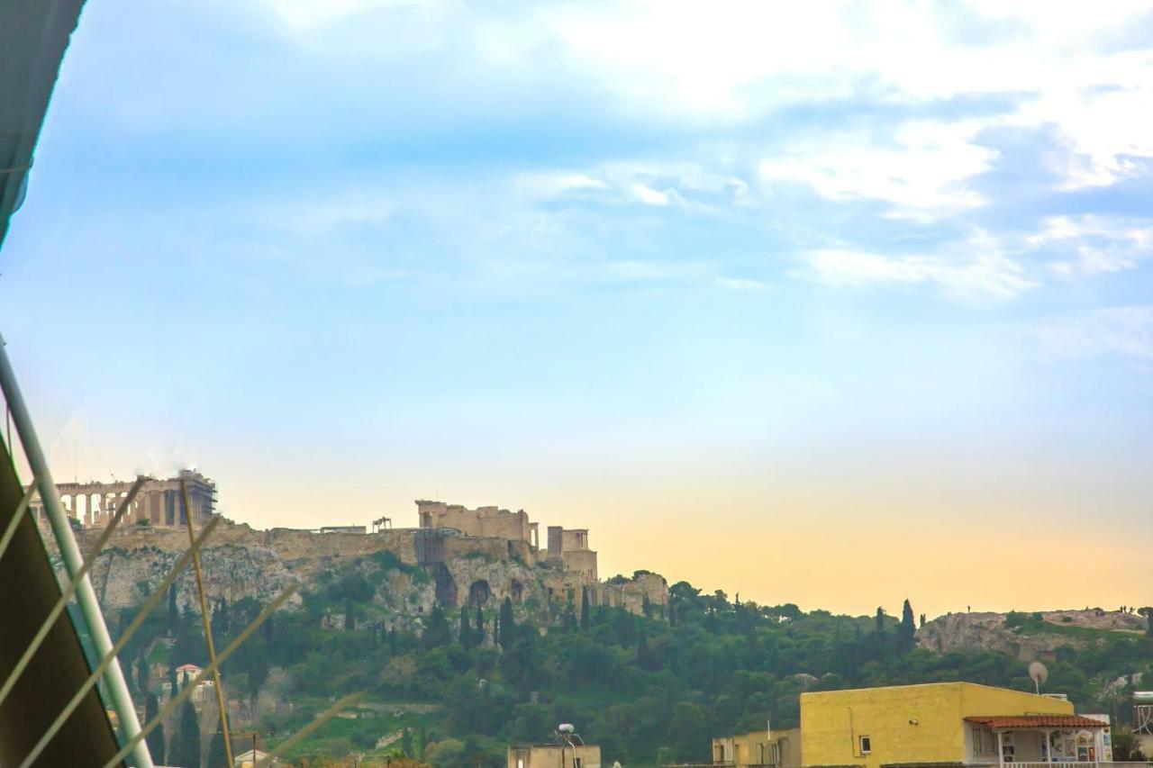 Ferienwohnung Magnificent Luxury Retrostyle Flat Acropolis View Athen Exterior foto